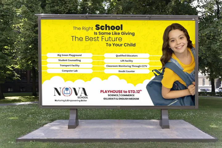 Nova School — Billboard — Banner Design by Jadooger